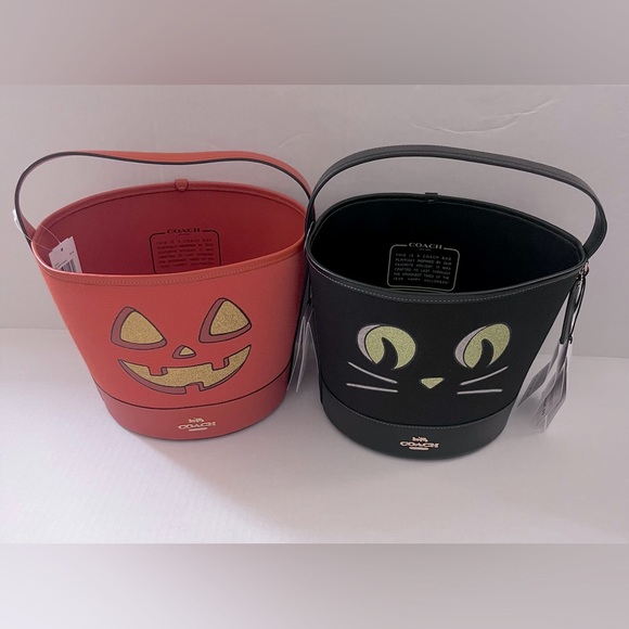 New Coach - Trick Or Treat Buckets With Halloween Pumpkin and cat bundle - Picture 3 of 14